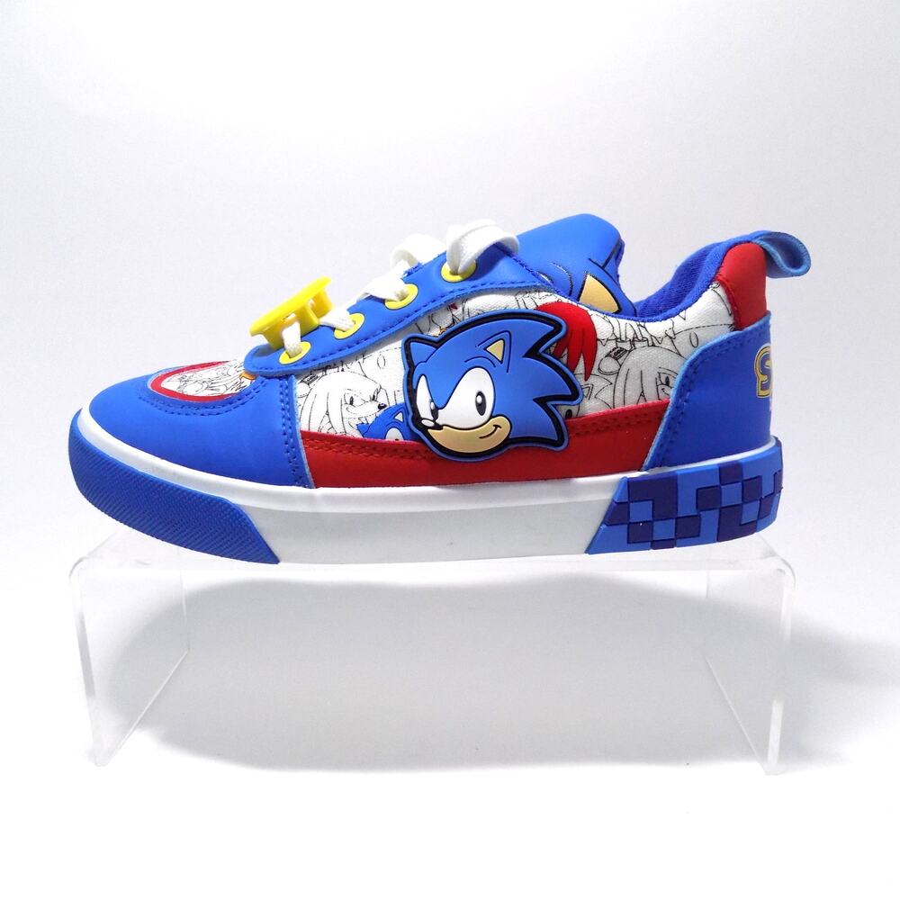 Sonic The Hedgehog Court Sneakers-Kids- Size 2- Ground Up